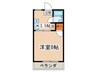 日新Ｍハイム 1Kの間取り