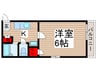 b´CASA薬園台re-born 1Kの間取り