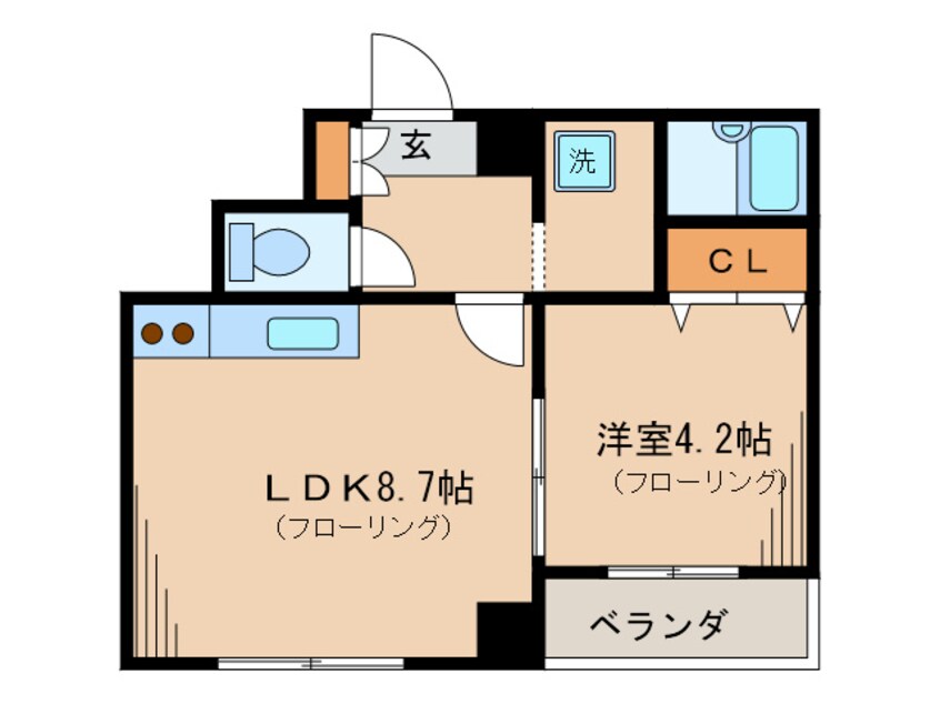 間取図 ハイリ－ドセイフウ