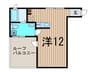 ハウスＫ 1Rの間取り