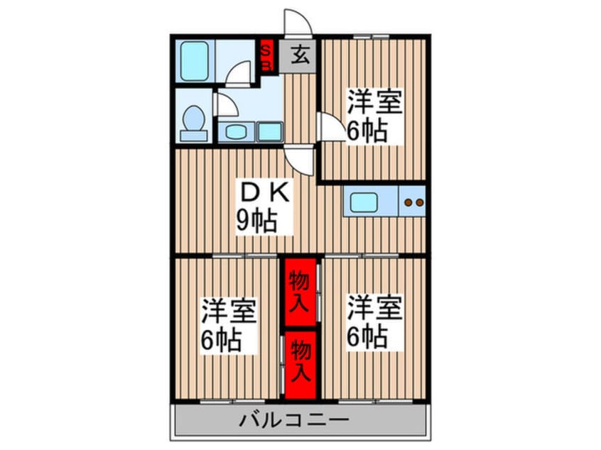 間取図 第二島村ハイツ