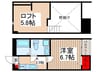 ネクスト八潮 1Kの間取り