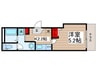 紙田時空ビルヂング 1Kの間取り