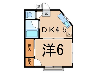 間取図 サニ―ハウス栗山１