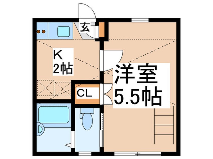 間取図 レイディアンス東山田