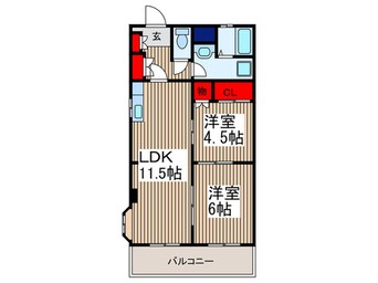 間取図 パークヒルズ武蔵浦和