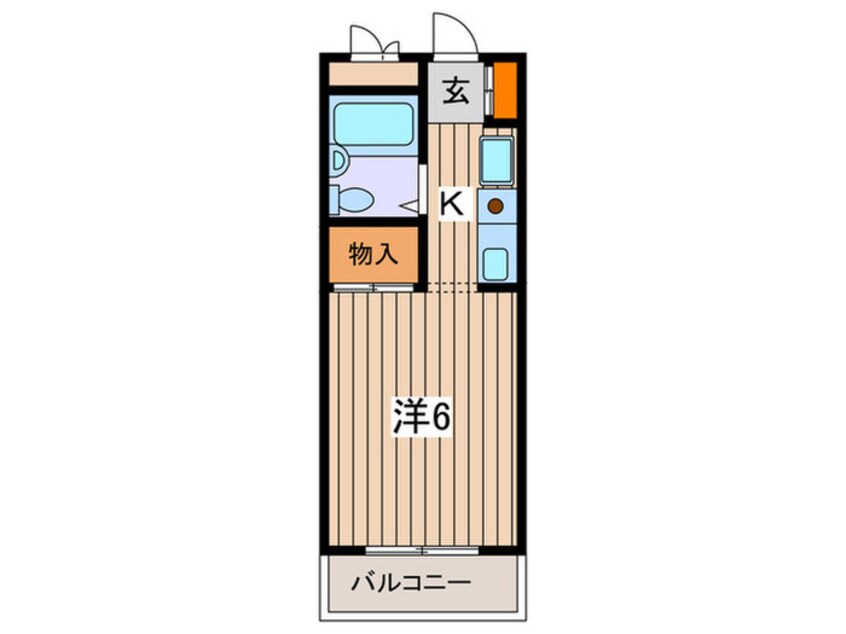 間取図 ハニ－コ－ト向ヶ丘