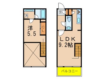 間取図 WELL SQUARE HIMONYA