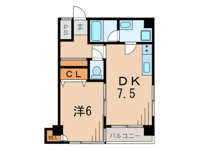 間取図 カーサ駒沢