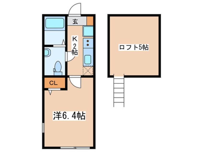 間取図 クレール百合丘