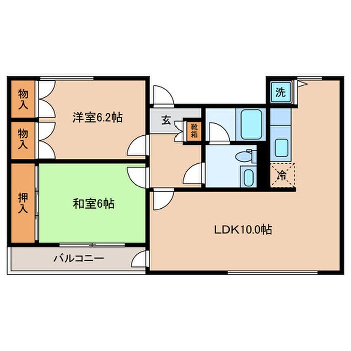 間取り図 T′s garden CHITOSE FUNABASHI