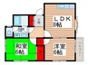 ストークパレス 2LDKの間取り
