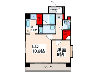 間取図 セレナハイム門前仲町(403)