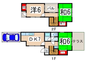 間取図 タウンハウス富士Ⅱ