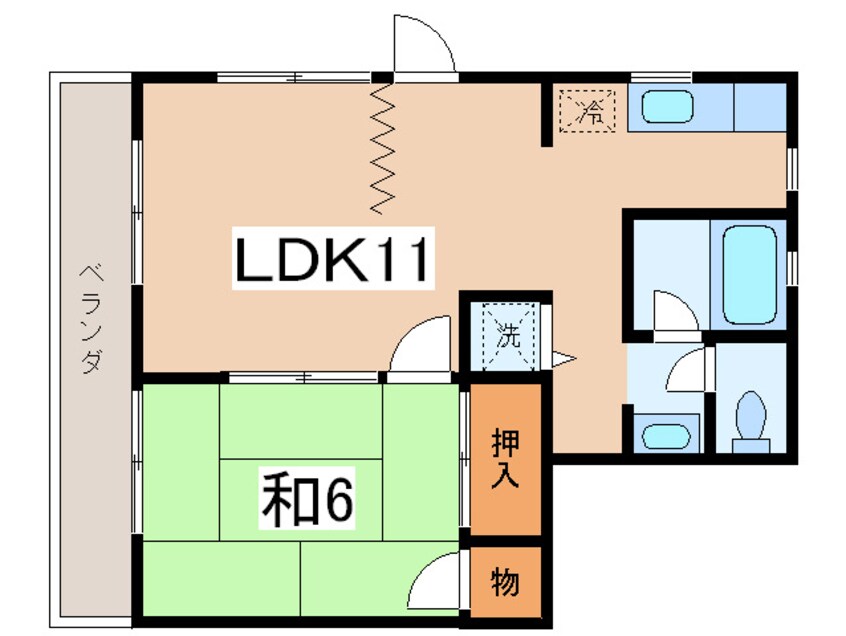 間取図 ホ－ムズ高橋