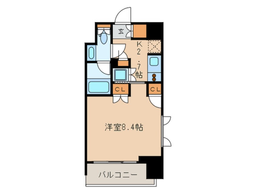 間取図 チェスターコート御茶ノ水