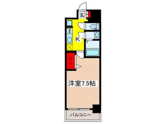 間取図 ﾌﾟﾚｻﾝｽﾌﾞﾙｰﾑ浅草