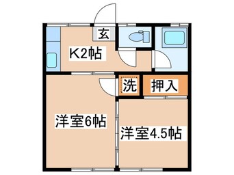 間取図 ハイツ小山