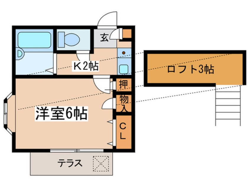 間取図 リューズハイムＡ館