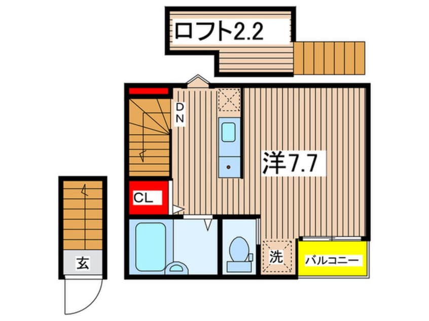 間取図 エス・エックス小岩