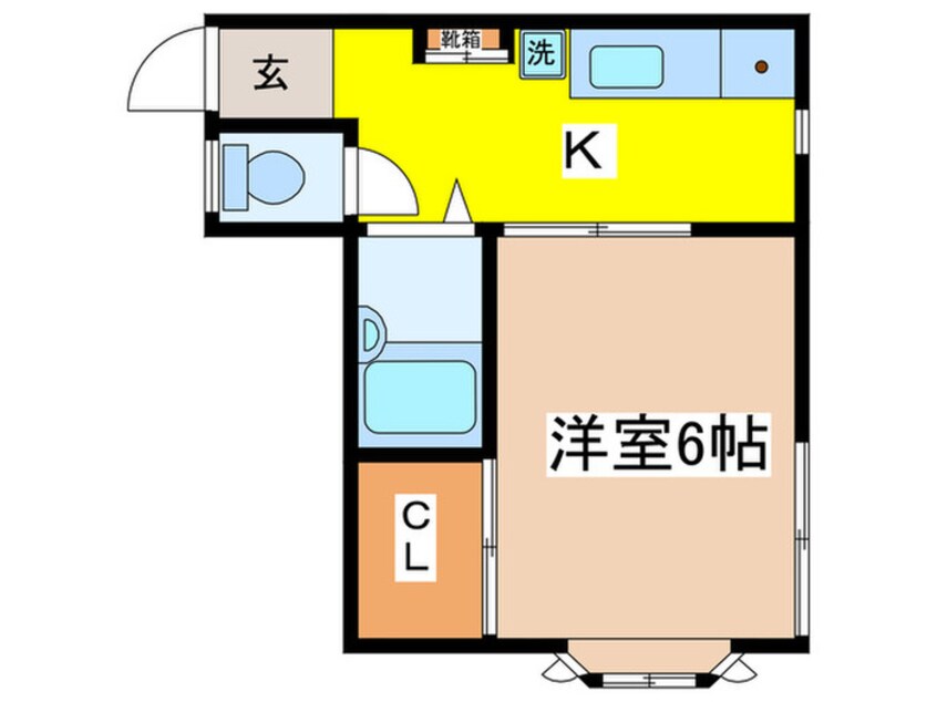 間取図 ロイヤルコ－ポ