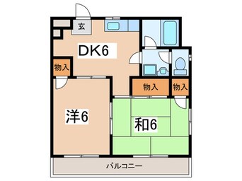 間取図 ダイヤハイツ