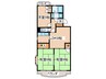 府川マンション 3LDKの間取り
