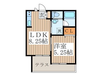 間取図 セレッソ　カピタル