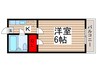 Ｍ．アパートメント 1Kの間取り