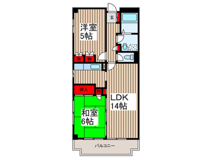 間取図 ステーションプラザ２