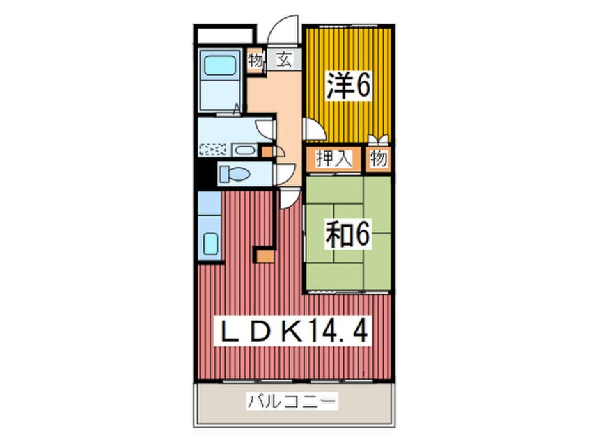 間取図 ステーションプラザ２