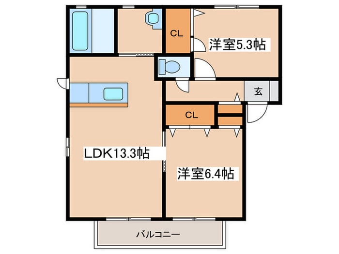 間取り図 ボナ－ルＣ