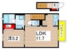 サンヒルズ 1LDKの間取り