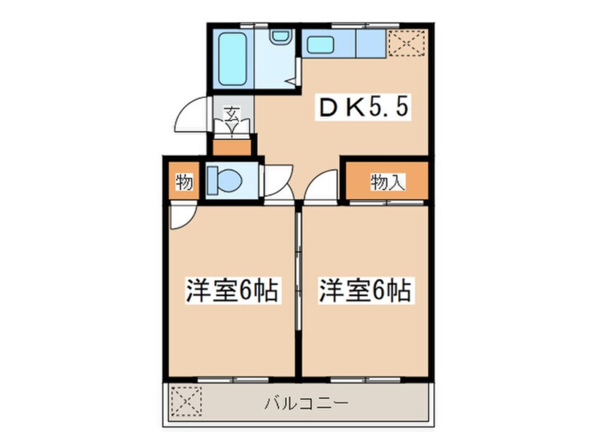 間取図 メゾン広田Ⅰ