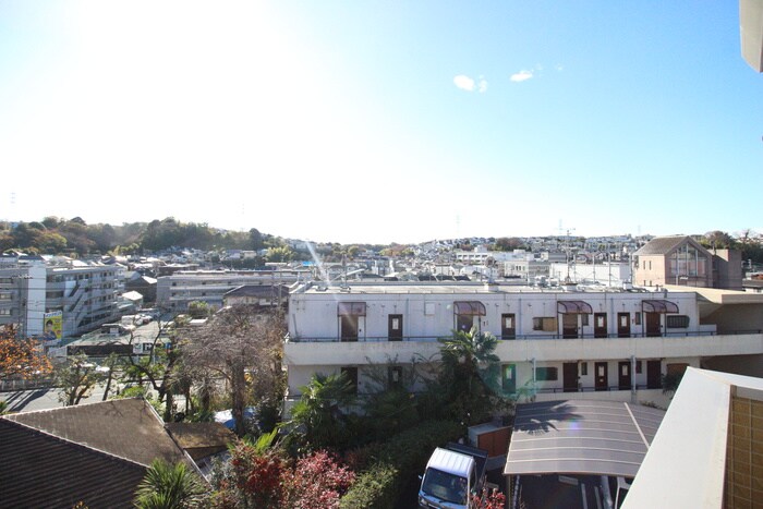 室内からの展望 ヒルズ・カ－リアA