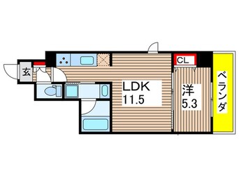 間取図 ロイジェント菊川