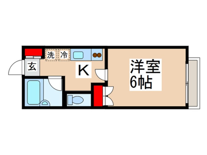 間取図 ガ－デン国立