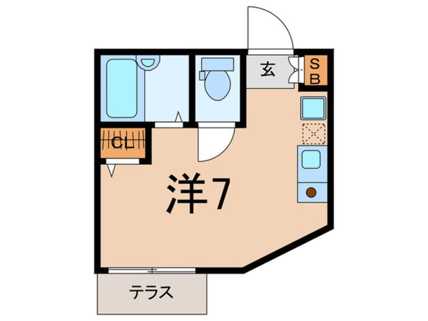間取図 フィ－ルドハイツ東伏見