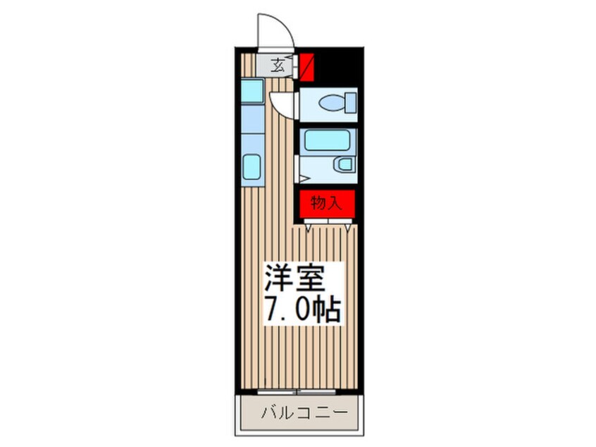 間取図 カーサスミヨシ２