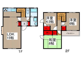 間取図 ドミエールA棟