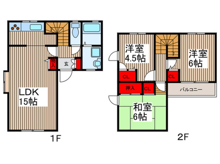間取図 ドミエールA棟