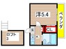 レオパレスT＆Y稲田堤 1Kの間取り