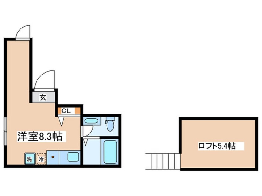 間取図 シャイン・ステージ東長崎