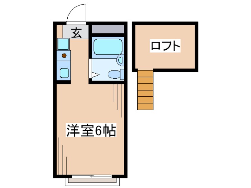 間取図 ルミネール第６