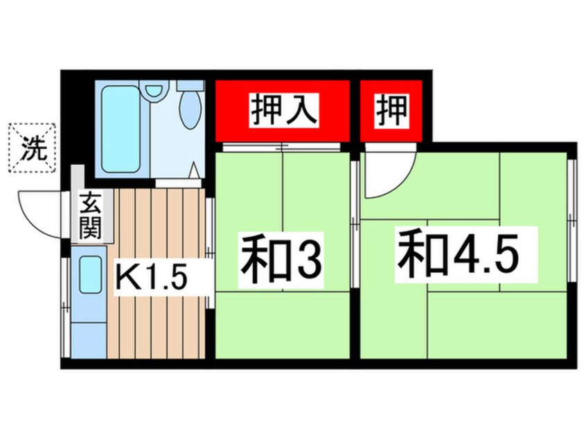 間取図 第一寿荘