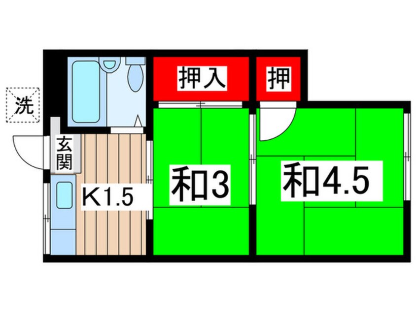 間取図 第一寿荘