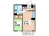 みそのハウス 1LDKの間取り