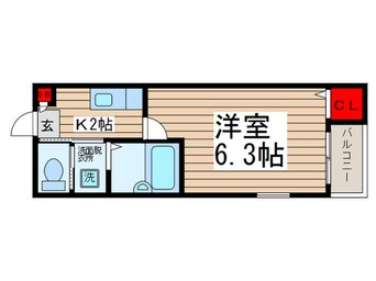 間取図 クレフラスト緑ヶ丘