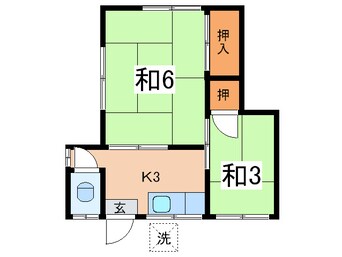 間取図 若葉荘