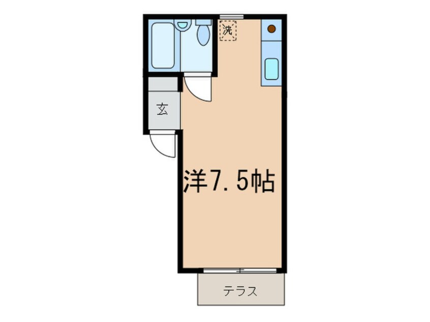 間取図 コーポ  アン